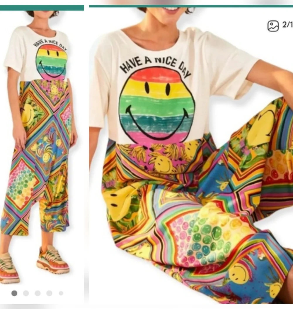 Farm Rio Smiley Jumpsuit